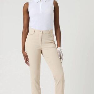 Women’s Golf Daily Sports Sweden Pants Khaki Oyster Color Size 4 Original $190
